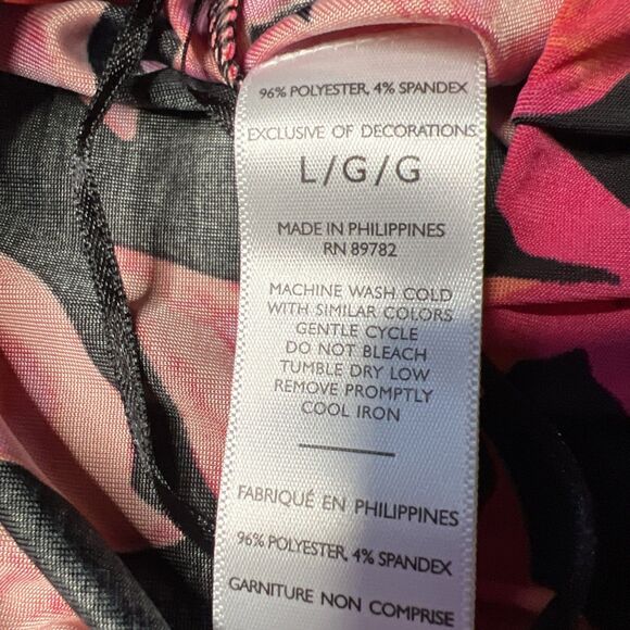 Natori Pajama Bottoms Pants Women’s Size Large Bright Floral Sleep Lounge - Picture 3 of 6